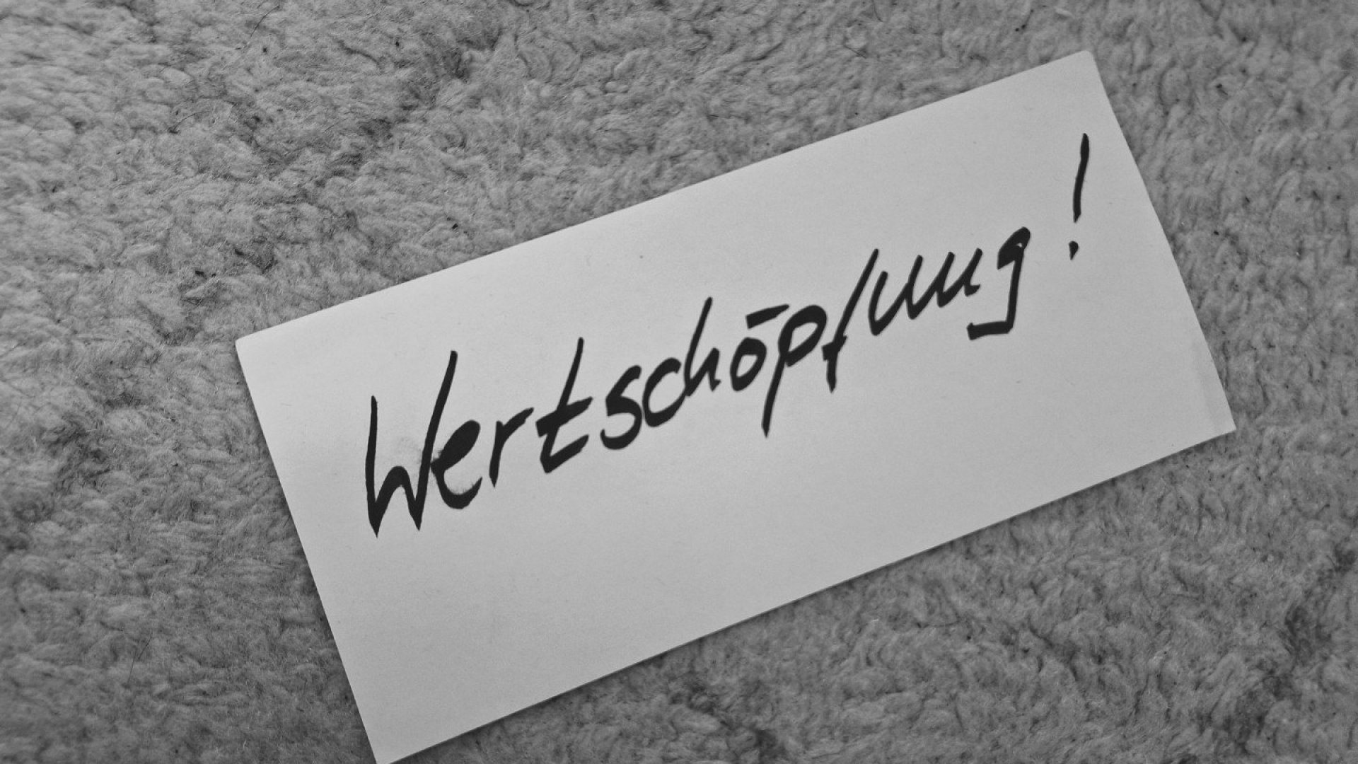 Das Bild zeigt einen Ausschnitt aus einem Seminar bei einem Kunden zu Wertsch&ouml;pfung